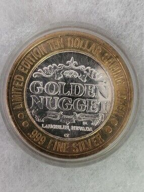 Golden Nugget Jane's Grill Limited Edition  Gaming Token .999 Fine Silver